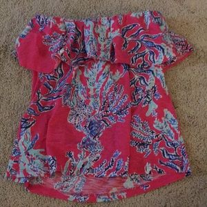 Lilly Pulitzer tube top. EUC.